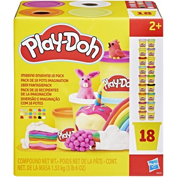 Set 18 cutii Play-Doh - Imagine anything