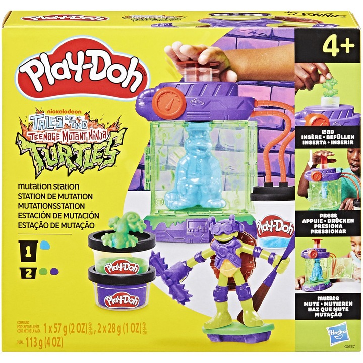 Set Play-Doh TMNT - Statie de mutatii