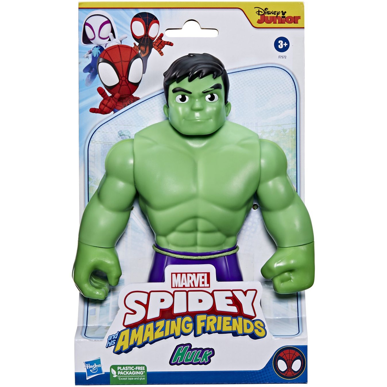 Figurina Marvel Spidey and his Amazing Friends - Hulk, 22.8 cm