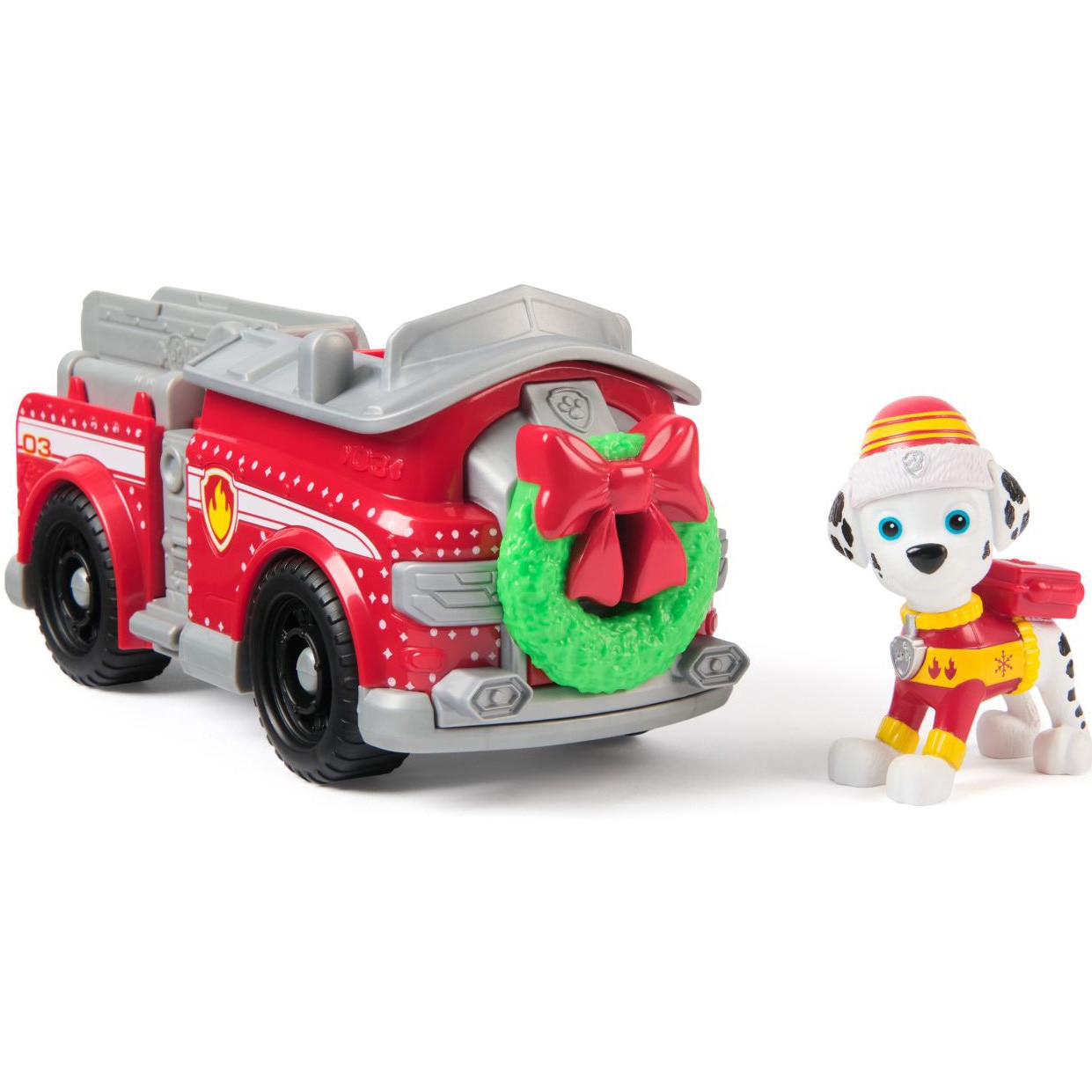 Set figurina si vehicul Paw Patrol - Marshall, cu accesorii de