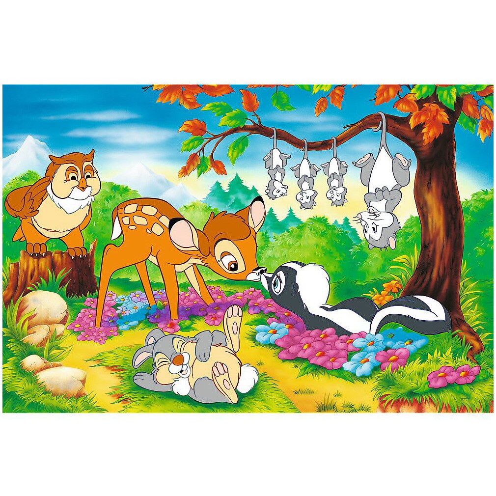 Puzzle Trefl 40 Years - Disney Bambi, Prietenii padurii, 160 piese