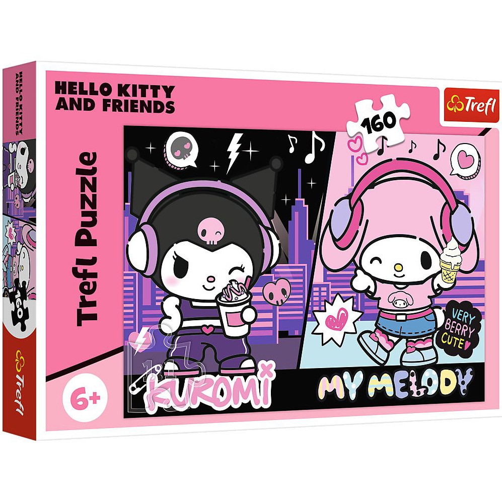 Puzzle Trefl - Hello Kitty si prietenii, 160 piese