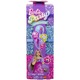 Papusa Barbie - Party Unboxed Reveal, cu rochie mov