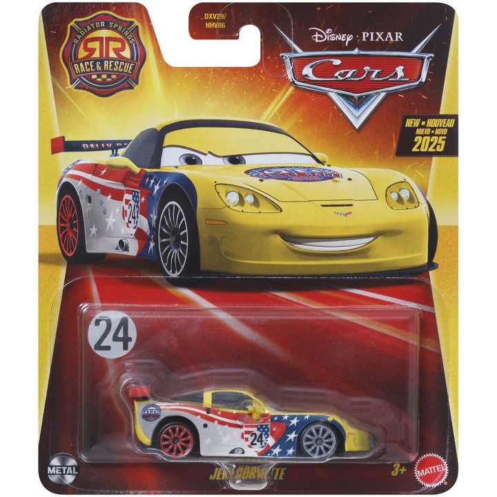 Masinuta Disney Cars 3 - Jeff Gorvete, scara 1:55