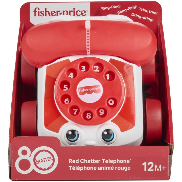 Jucarie interactiva Fisher Price - Telefonul rosu