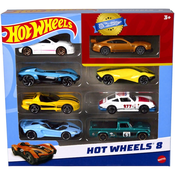 Комплект 8 колички Hot Wheels - Hot Wheels 8