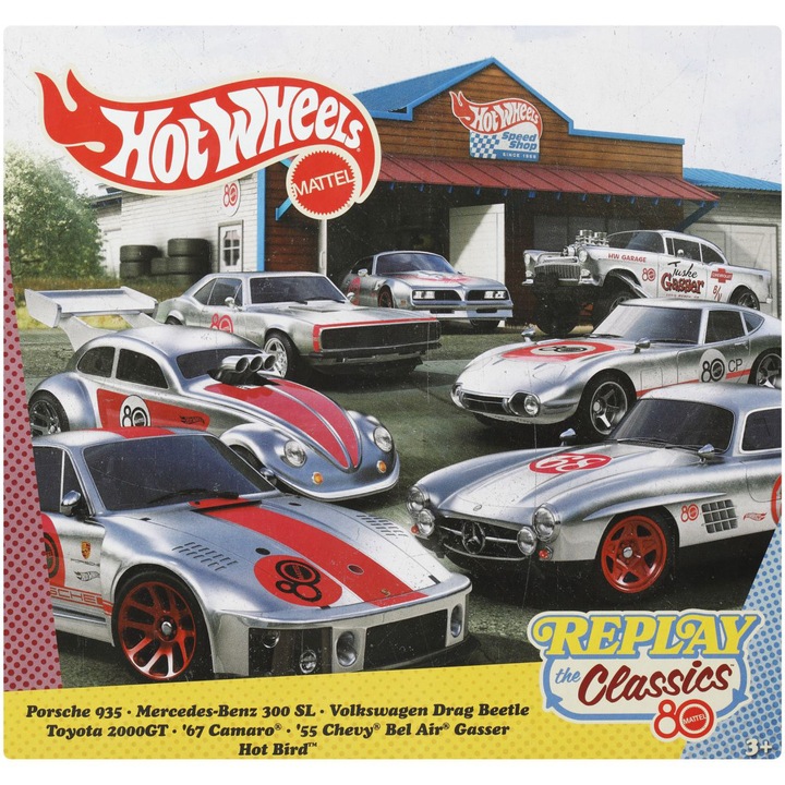 Hot Wheels - Replay The Classic, 7 db-os kisautó szett