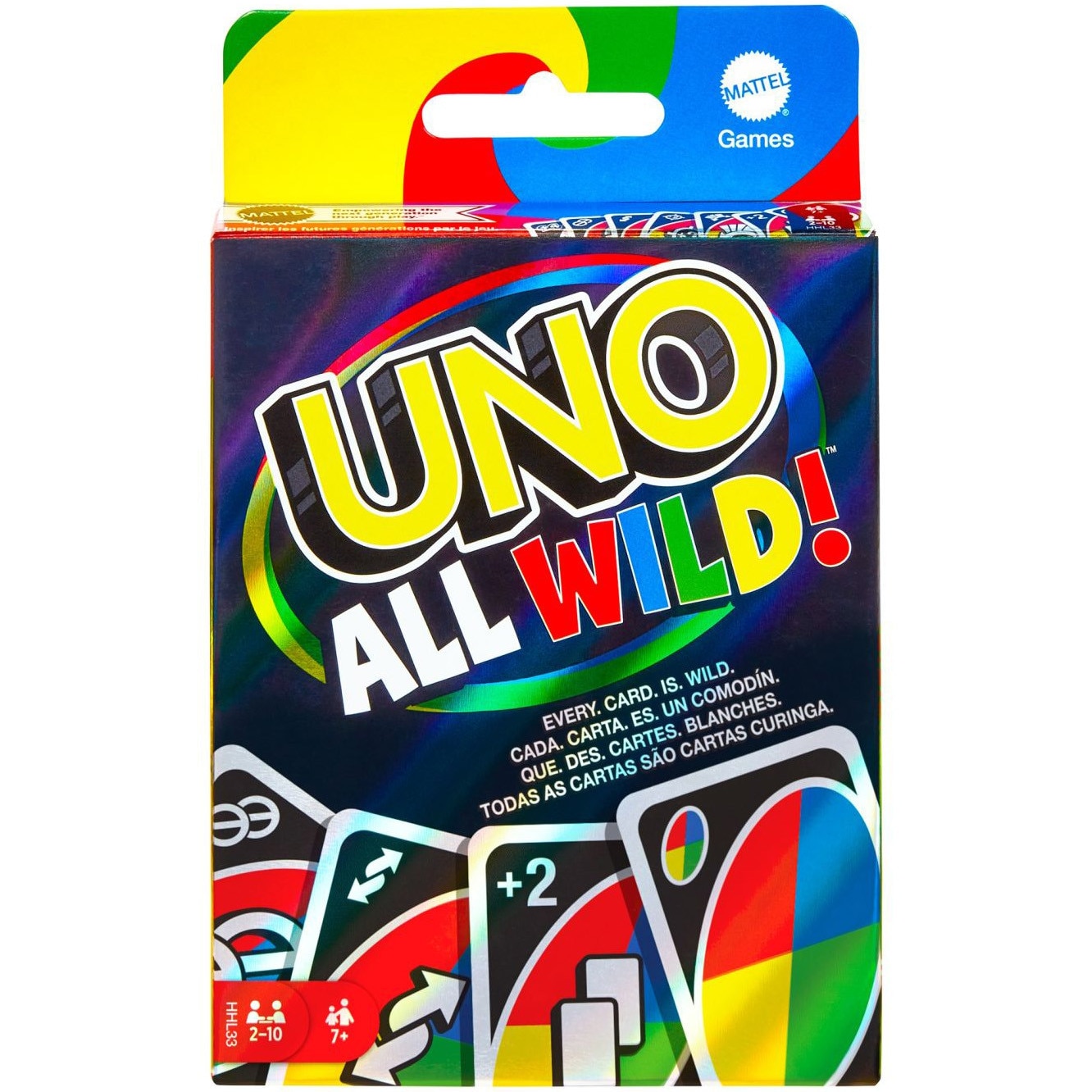 Joc Uno - All Wild, 2-10 jucatori, +7 ani