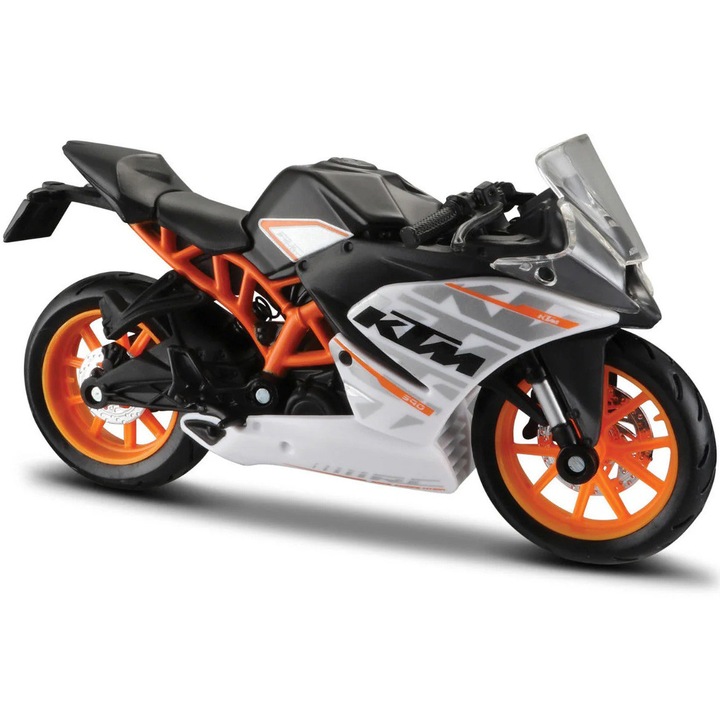 Maisto Motorkerékpár, KTM RC 390, állvánnyal, 1:18