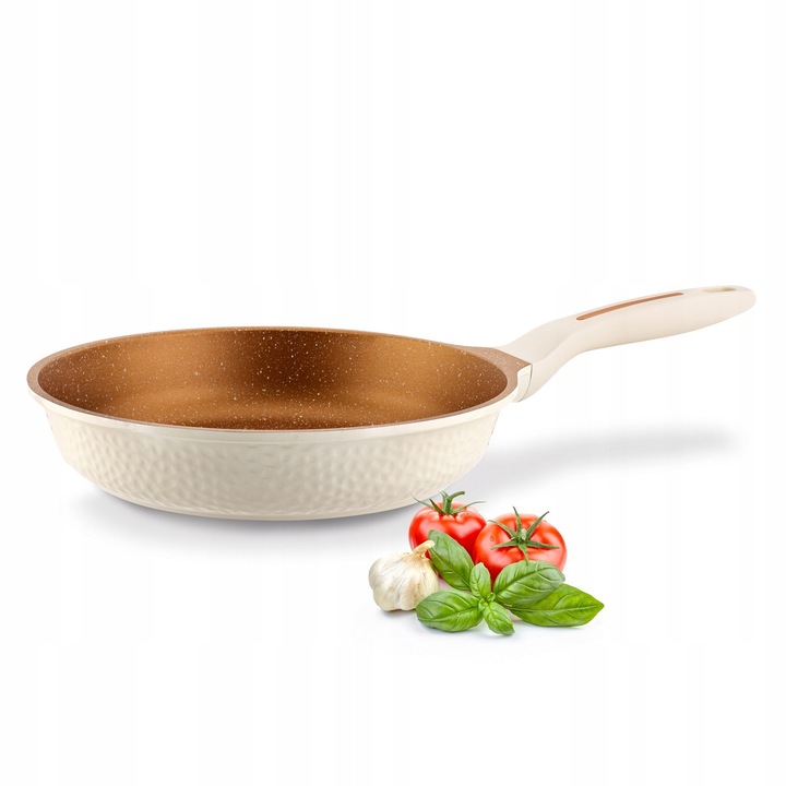 Тиган за индукция Starke Pro Texture Creamy 28см Незалепващ