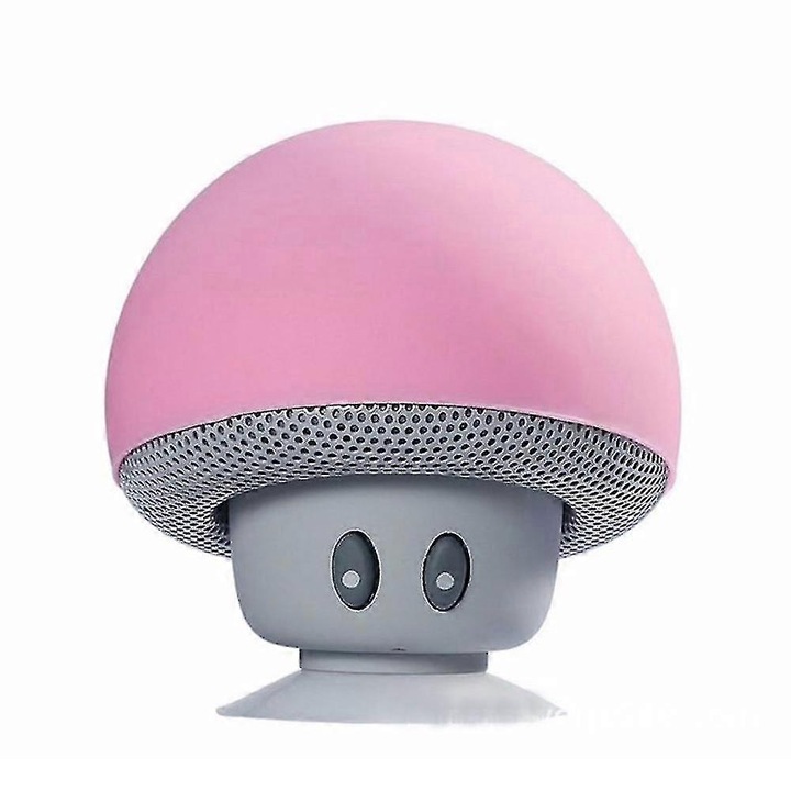 Boxa portabila Bluetooth mini ciuperca, waterproof, 55x55x55mm, 200mAh