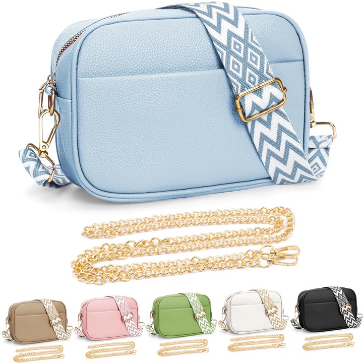 Női válltáska, kis bőrtáska, többrekeszes kivitel