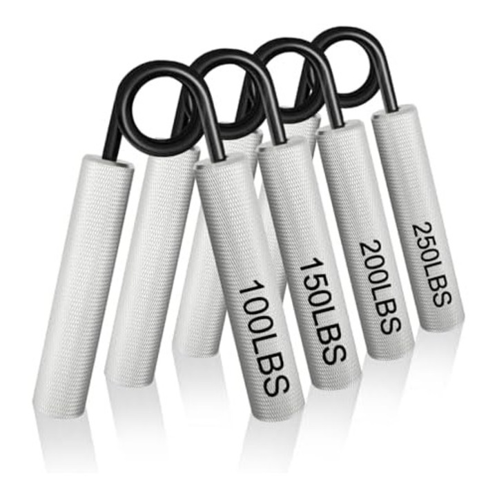 Set de 4 greutati pentru intarirea mainilor, 100-250 lbs, metal, portabil