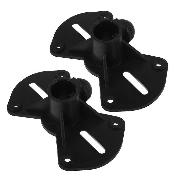 Suport pentru difuzoare, 2 bucati, negru, 15x8.5x5.5cm