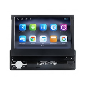 Navigatie Universala 1DIN, Android 14, 4GB RAM si 64GB ROM, Ecran QLED 7 inch, Android 14, Procesor Octacore, Slot sim 4G, Sunet DSP, Wireless Carplay si Android Auto