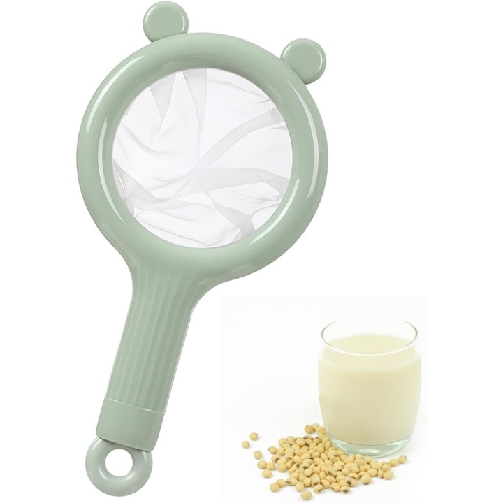 Sita pentru faina, manuala, 120 mesh, cu maner detasabil, pentru bucatarie, multicolor