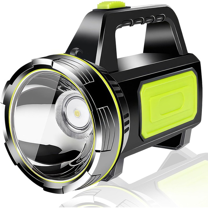 Újratölthető LED lámpa, 1000LM, 2 mód, IPX5 vízálló, 248g, kempingezéshez és vészhelyzetekhez