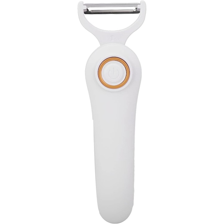 Curatator electric de legume si fructe, 3 in 1, cu 3 capete de taiere, portabil, pentru mere, cartofi, morcovi