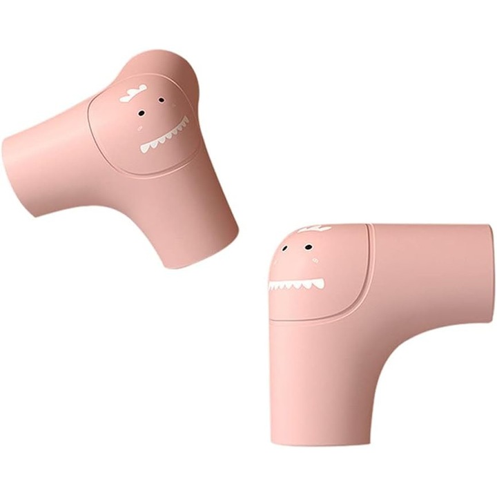 Set 4 protectii colturi, anti-coliziune, pentru siguranta copiilor, roz