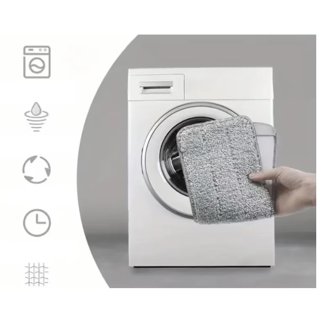 Sollbry pezzi di panni in microfibra per mocio per pavimenti, fodera di