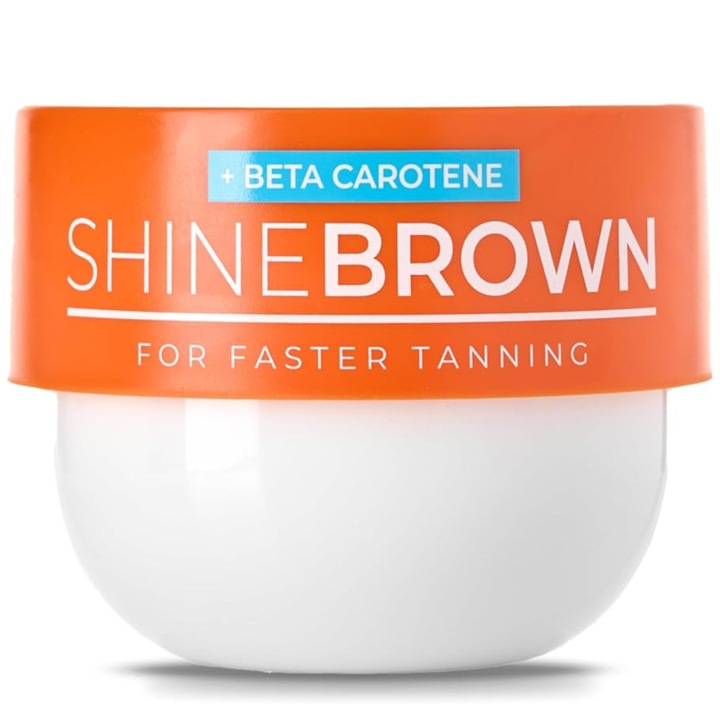 Crema autobronzanta ByRokko Shine Brown Beta Carotene, 210 ml, unisex, hrănește și hidratează, bronz intens
