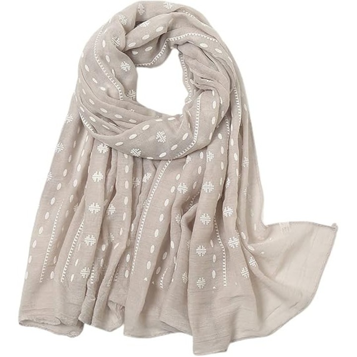 Esarfa dama oversized, multicolor, 180x85cm