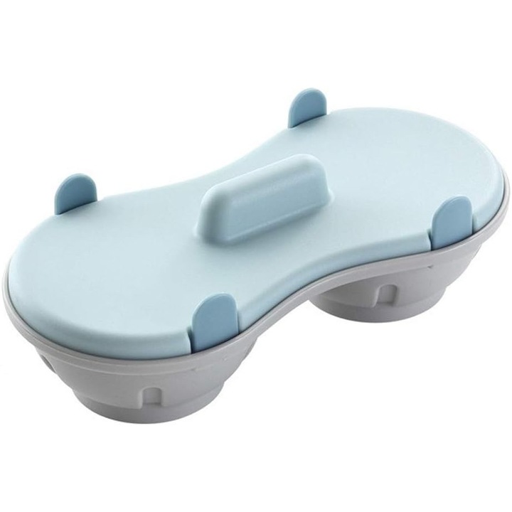 Accesoriu gatire oua pentru microunde, Polipropilena, usor de curatat, pentru oua posate