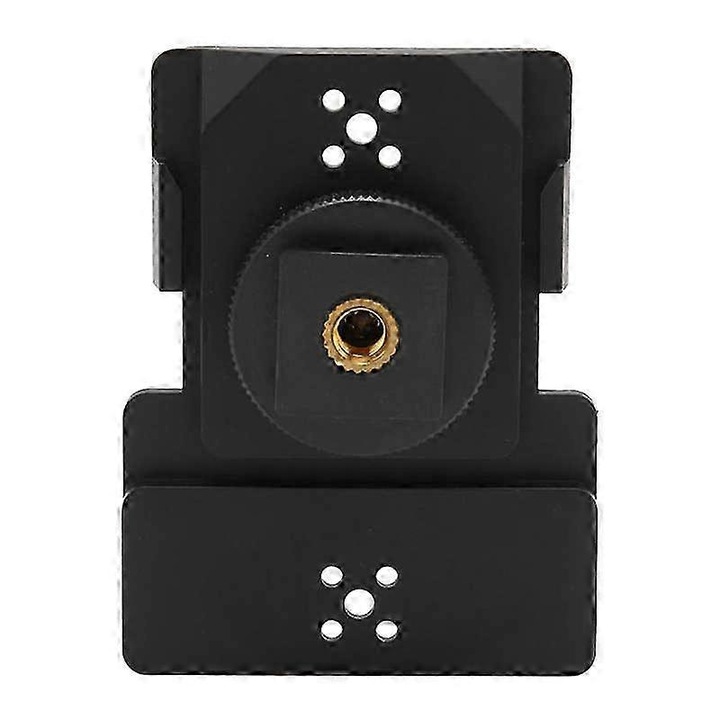Adaptor hot shoe pentru camera, negru, material ABS