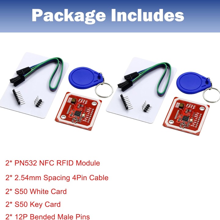 Set de 2 module PN532 NFC RFID V3 – Kit cititor NFC si RFID PN532 ...