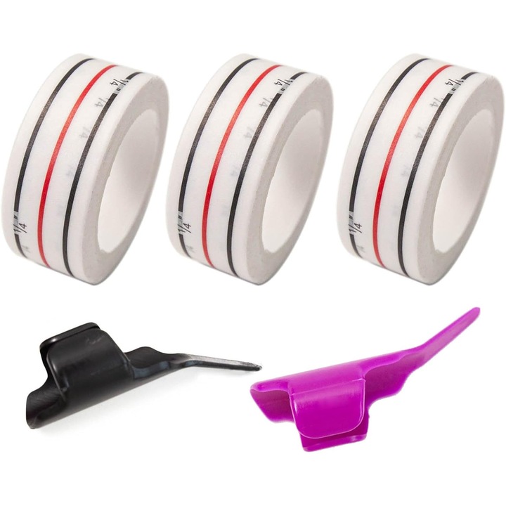 Átlós jelölőszalag varráshoz, teljes készlet, többszínű