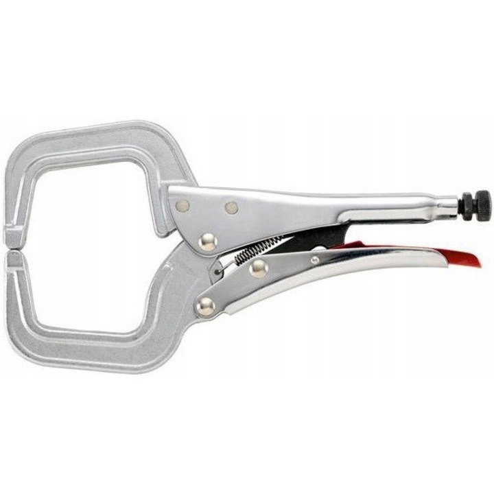 Клещи затягащи FORMAT 280мм, хромирана стомана, захват 90мм