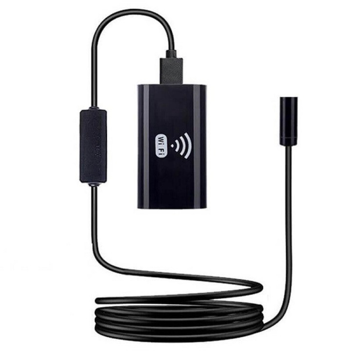 Camera endoscopica pentru mobil cu rezolutie 2560x1920 pixeli si cablu 1m lungime, 2K HD, IP67, 30fps, 800mah, wifi