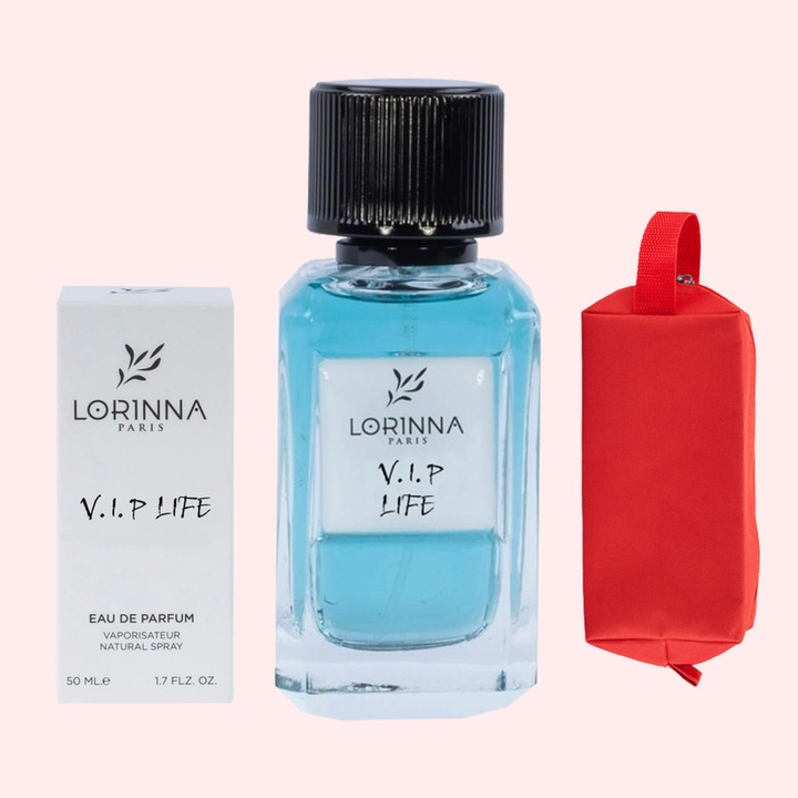 Set Apa de Parfum Lorinna Paris Parfum Vip Life, 50 ml, de Barbat si Gentuta Parfumuri