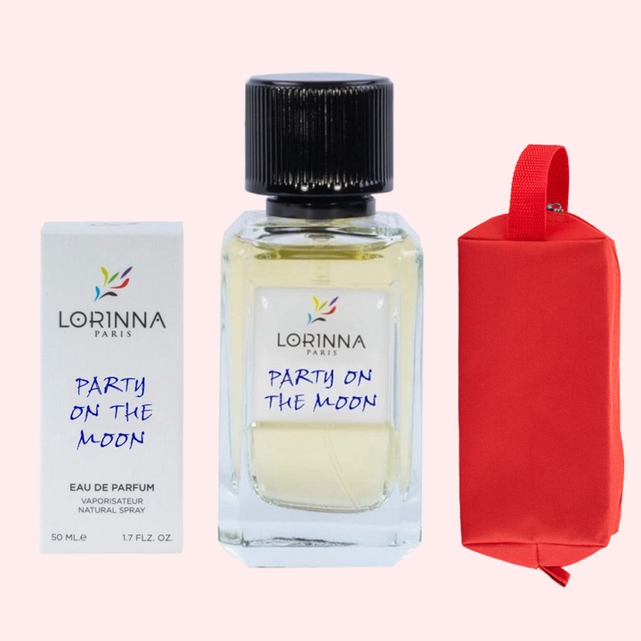 Set Apa de Parfum Lorinna Paris Parfum Party on the Moon, 50 ml, de Dama si Gentuta Parfumuri