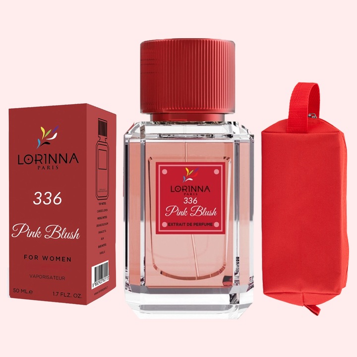 Set Extract de Parfum Lorinna Paris Parfum Pink Blush, 50 ml, de Dama si Gentuta Parfumuri