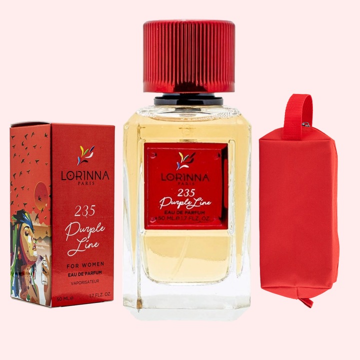 Set Apa de Parfum Lorinna Paris Parfum Purple Line 50 ml de Dama si Gentuta Parfumuri
