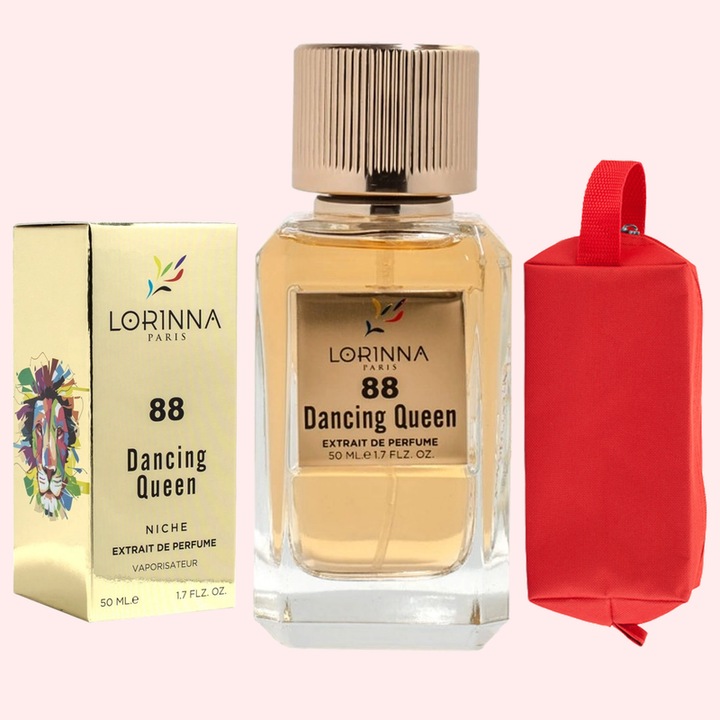 Set Extract de Parfum Lorinna Paris Parfum Dancing Queen de Dama, 50 ml si Gentuta Parfumuri