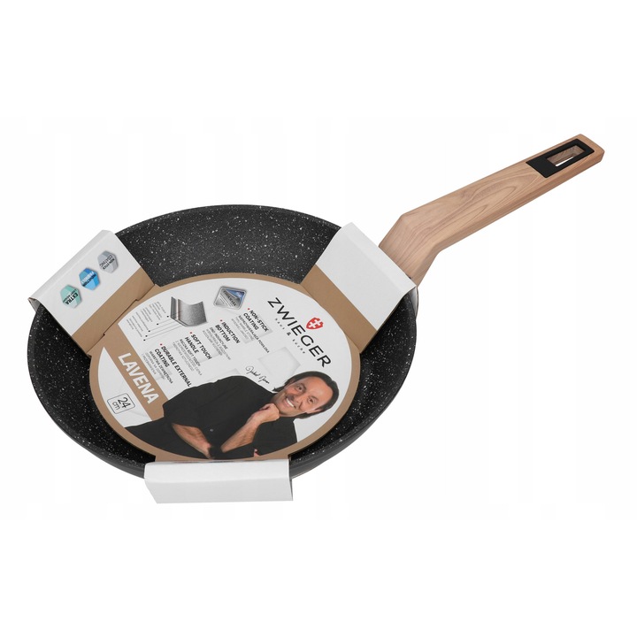Tigaie Zwieger Lavena 24 cm, Antiaderenta, Inductie
