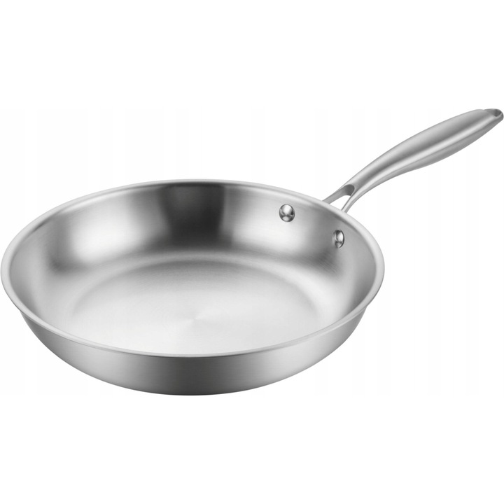 Tigaie Inox Edenberg 28cm, Greu Aliata, Antiaderenta, 3L