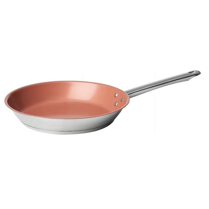 Tigaie IKEA OUMBARLIG, inox, antiaderent, 28cm