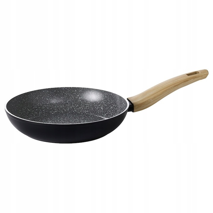 IKEA HUSKNUT tapadásmentes serpenyő, 24 cm, fekete