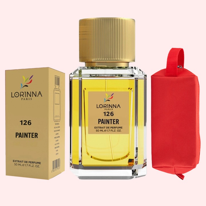Set Extract de Parfum Lorinna Paris Parfum Painter, Unisex Dama Barbat, 50 ml si Gentuta Parfumuri