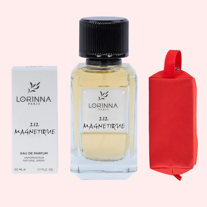Set Apa de Parfum Lorinna Paris Parfum 212 Magnetique, 50 ml, de Barbat si Gentuta Parfumuri