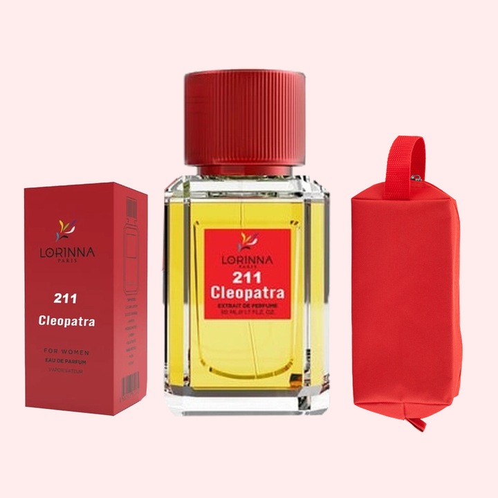 Set Apa de Parfum Lorinna Paris Parfum Cleopatra, 50 ml, de Dama si Gentuta Parfumuri