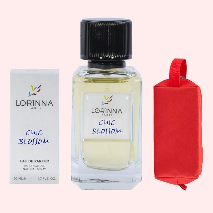 Set Apa de Parfum Lorinna Paris Parfum Chic Blossom, 50 ml, de Dama si Gentuta Parfumuri