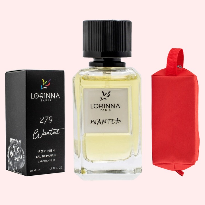 Set Apa de Parfum Lorinna Paris Parfum Wanted, 50 ml, de Barbat si Gentuta Parfumuri