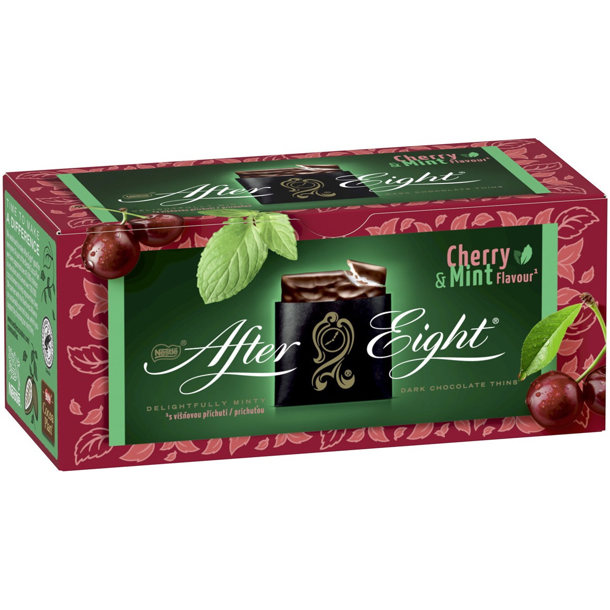 Tablete de ciocolata cu aroma de cirese, AFTER EIGHT, 200 g