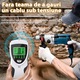 Detector Cabluri Electrice 5 in 1, DONFANLIA®, 5 moduri de scanare, Afisaj LCD, Avertizare Sonora, Alimentat cu baterii, Cu senzor inteligent, Portabil, pentru centre si margini de lemn, metal si sarma AC, Argintiu
