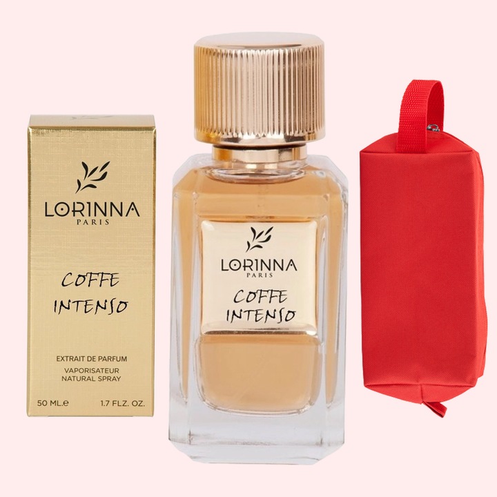Set Extract de Parfum Lorinna Paris Parfum Coffe Intenso, 50 ml, Unisex, Gentuta Parfumuri