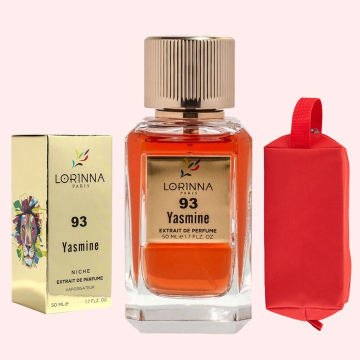 Set Extract de Parfum Lorinna Paris Parfum Yasmine de Dama 50 ml si Gentuta Parfumuri